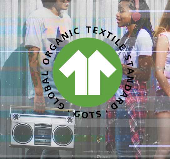 T-shirt graphique avec label GOTS (Global Organic Textile Standard)